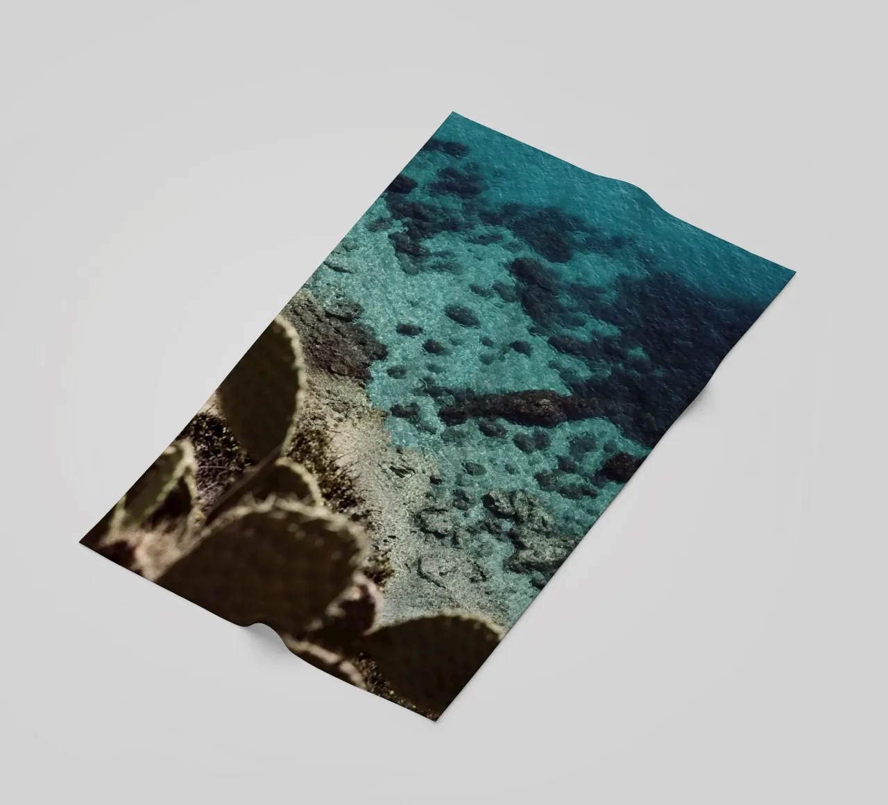 Botanical Italian coast beach towel by photolovers