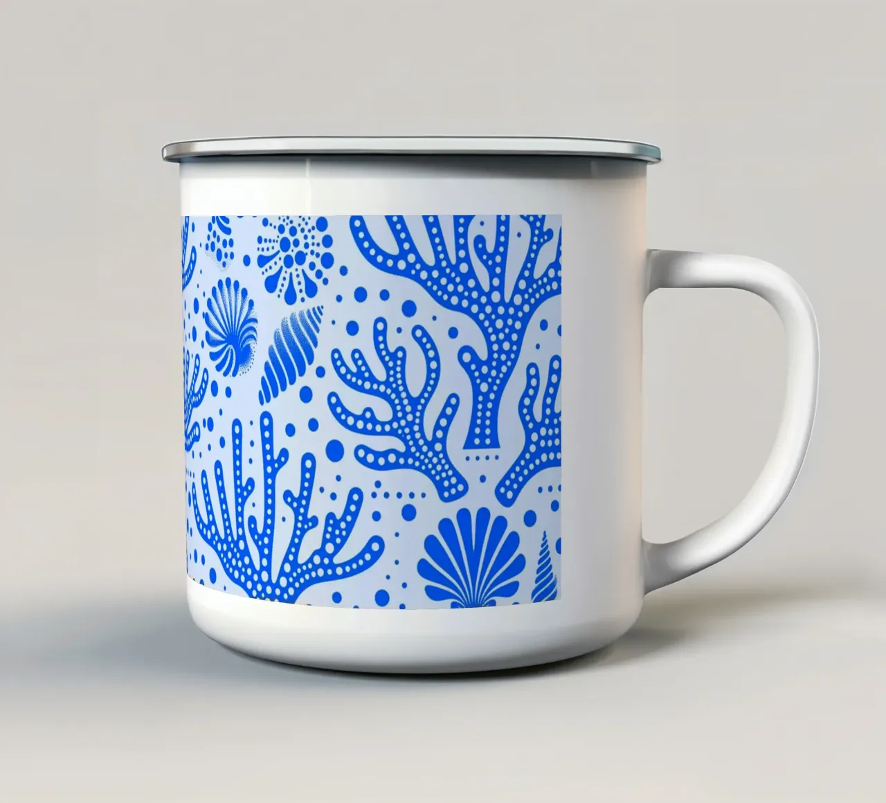 Sogno d'oceano blu cobalto tazza in smalto da SilverPegasus