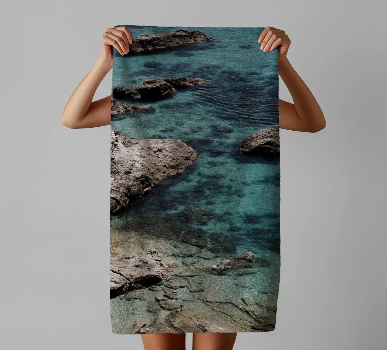 Italian coast in Calabria asciugamano da bagno da photolovers