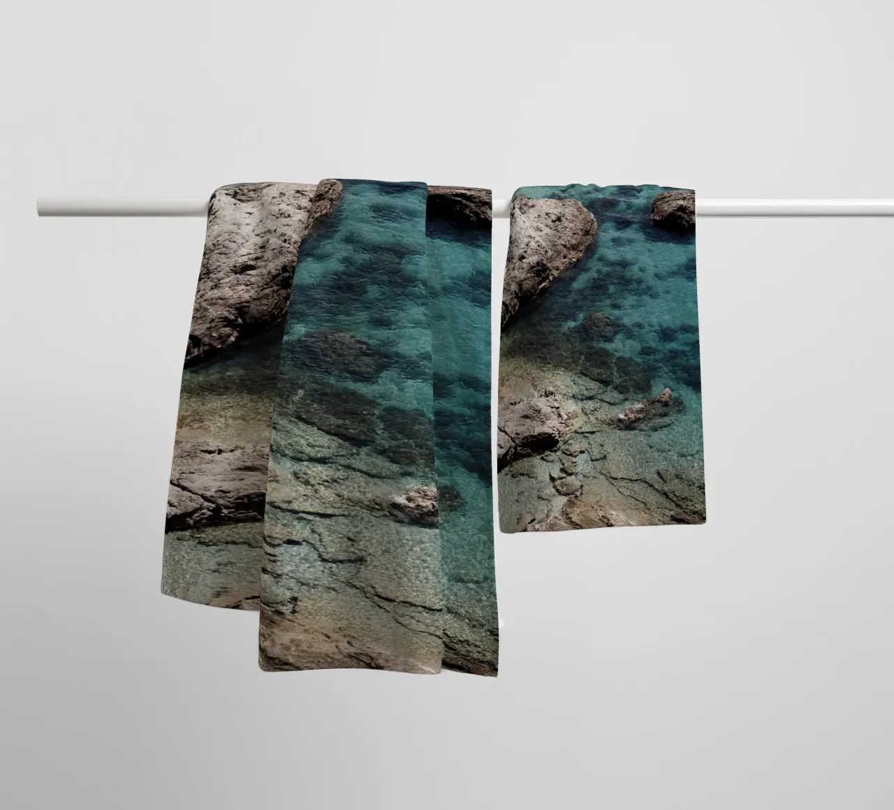 Italian coast in Calabria asciugamano da bagno da photolovers