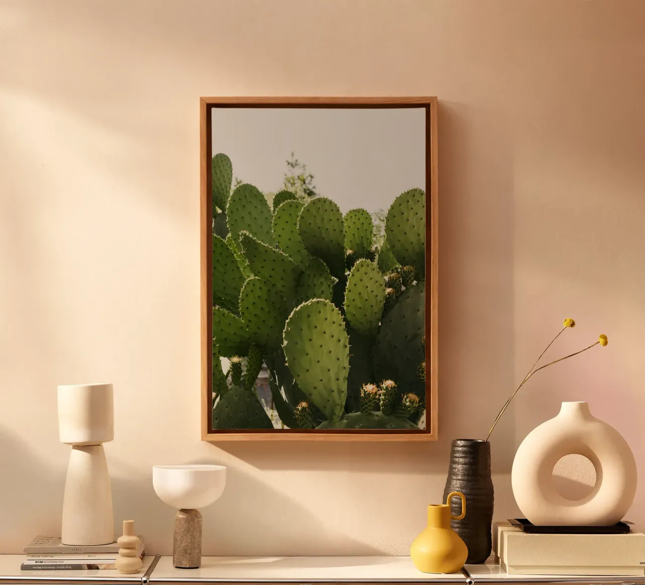 Cactus in Calabria tela con Cornice a cassetta da photolovers