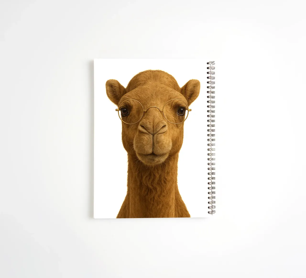 Chameau Parisien - The intellectual with a tender eye spiral notebook by So Cute Land - Affiches et posters