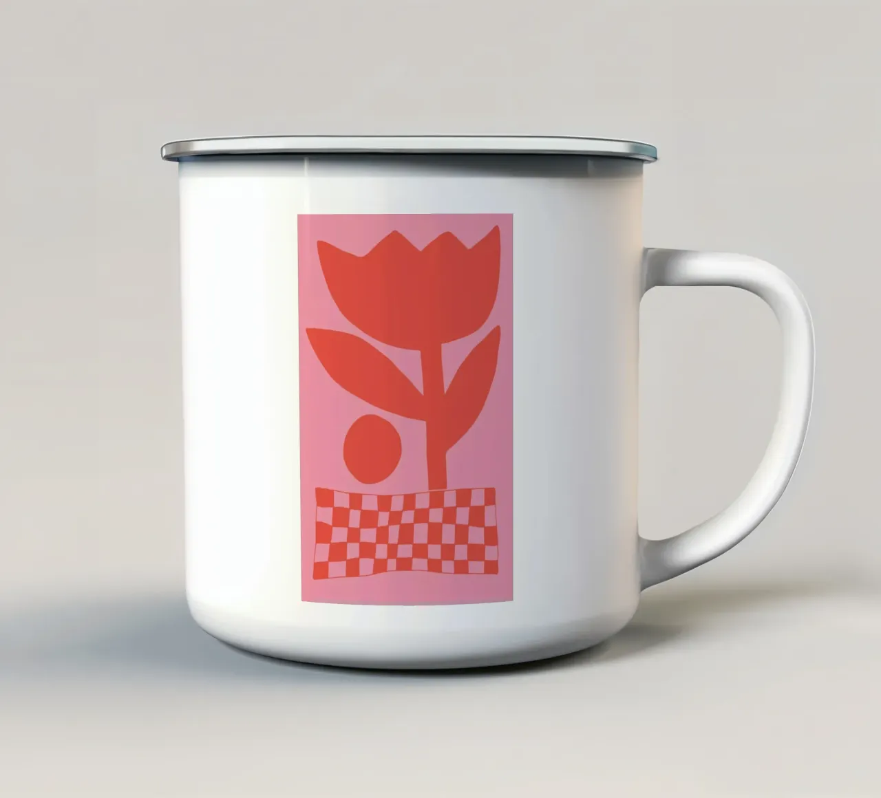 Dribbling Tulip tazza in smalto da Pure
