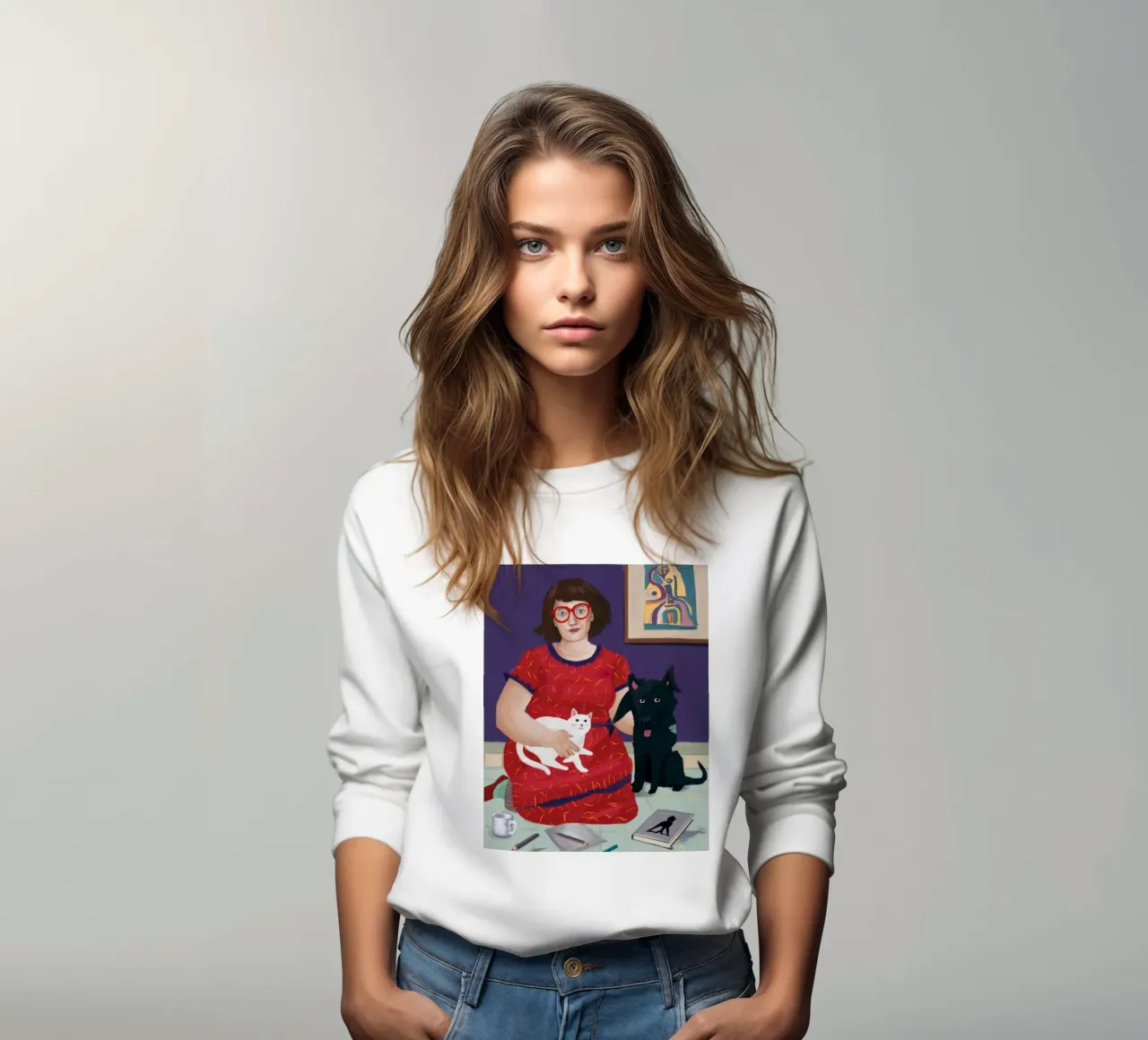 Ruby Musa Felina felpa da Pake Nebula