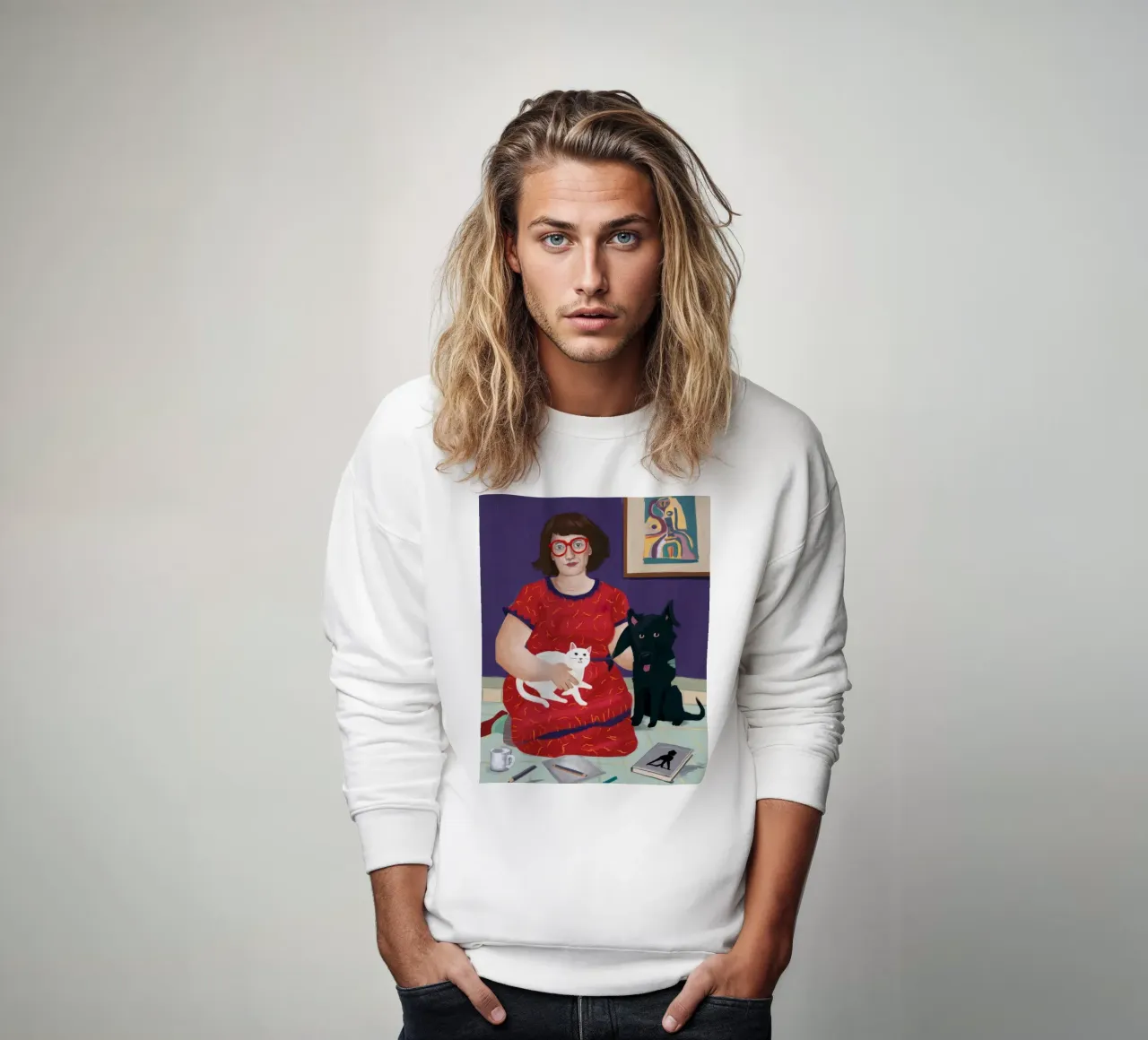 Ruby Musa Felina felpa da Pake Nebula