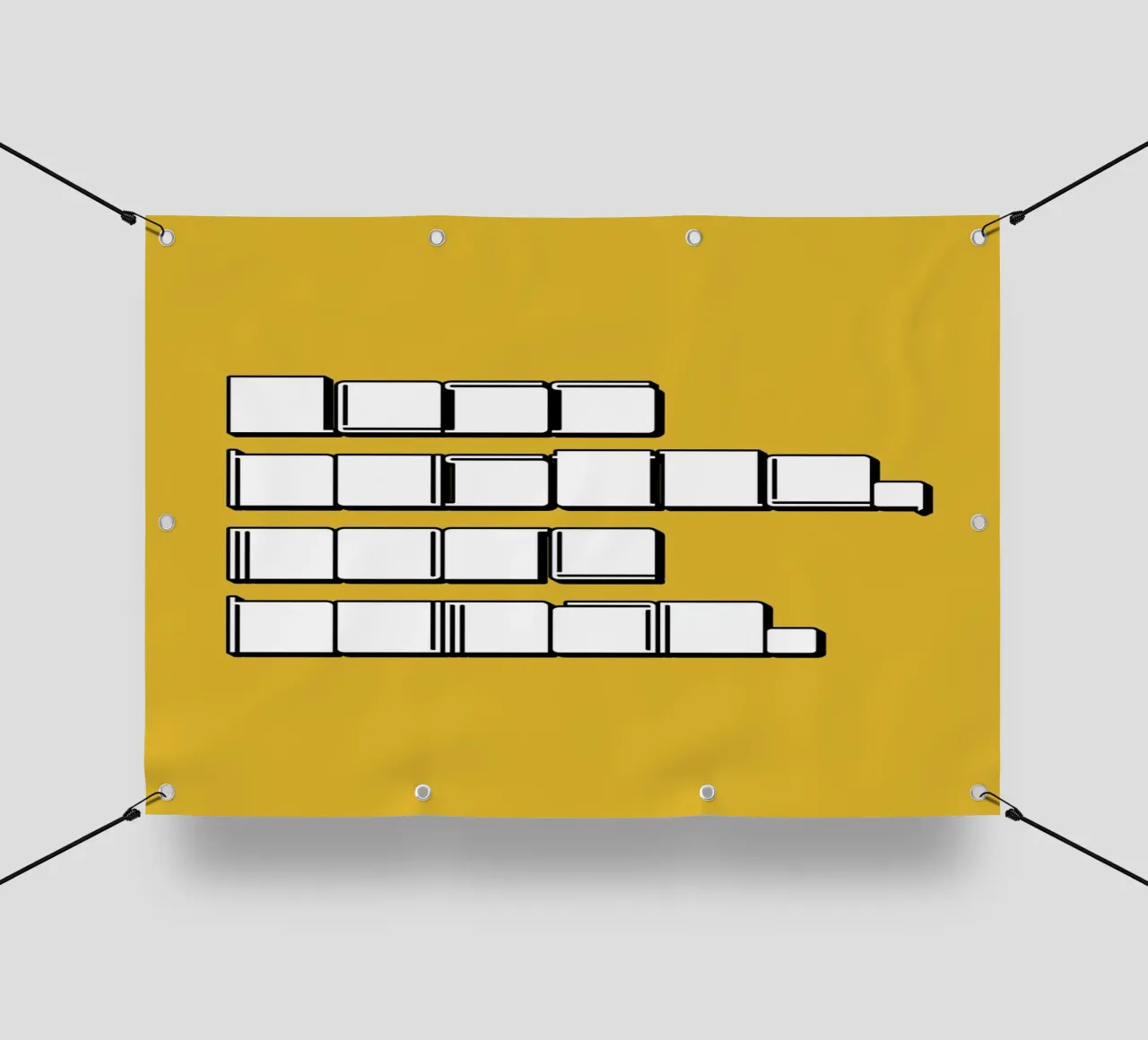 LESS HUSTLE, MORE HUMAN. telo in pvc da Einfach Uebel