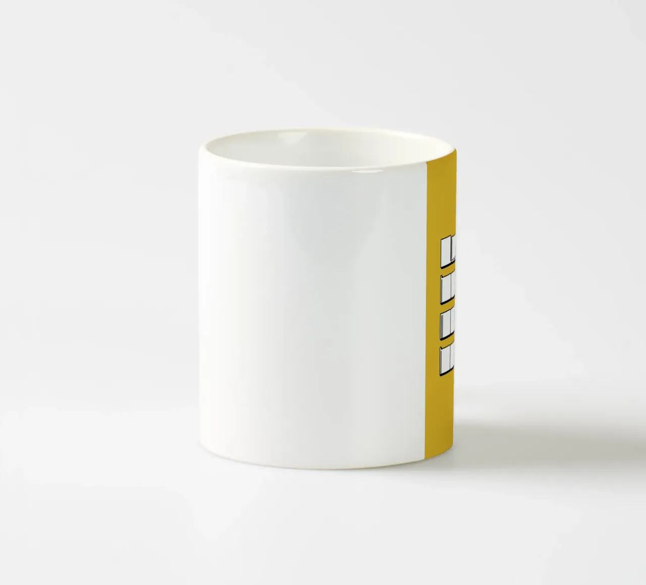 LESS HUSTLE, MORE HUMAN. tazza in ceramica da Einfach Uebel