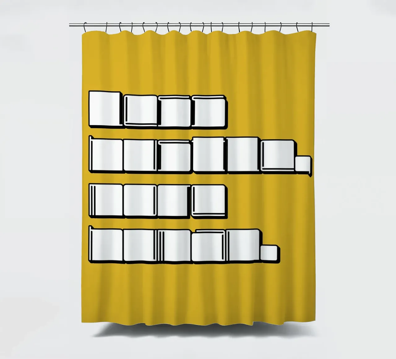 LESS HUSTLE, MORE HUMAN. tenda da doccia da Einfach Uebel