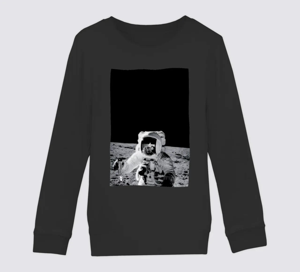 Reflection on the Moon felpa bambino da Vintage by JUNIQE