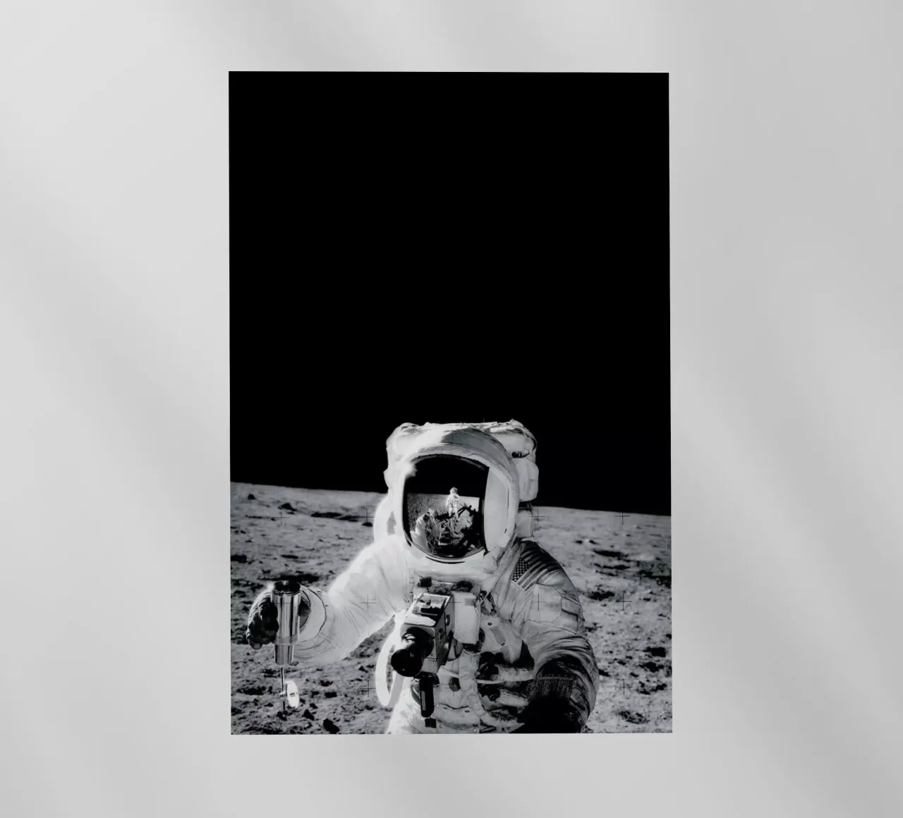 Reflection on the Moon pellicola backlit da Vintage by JUNIQE