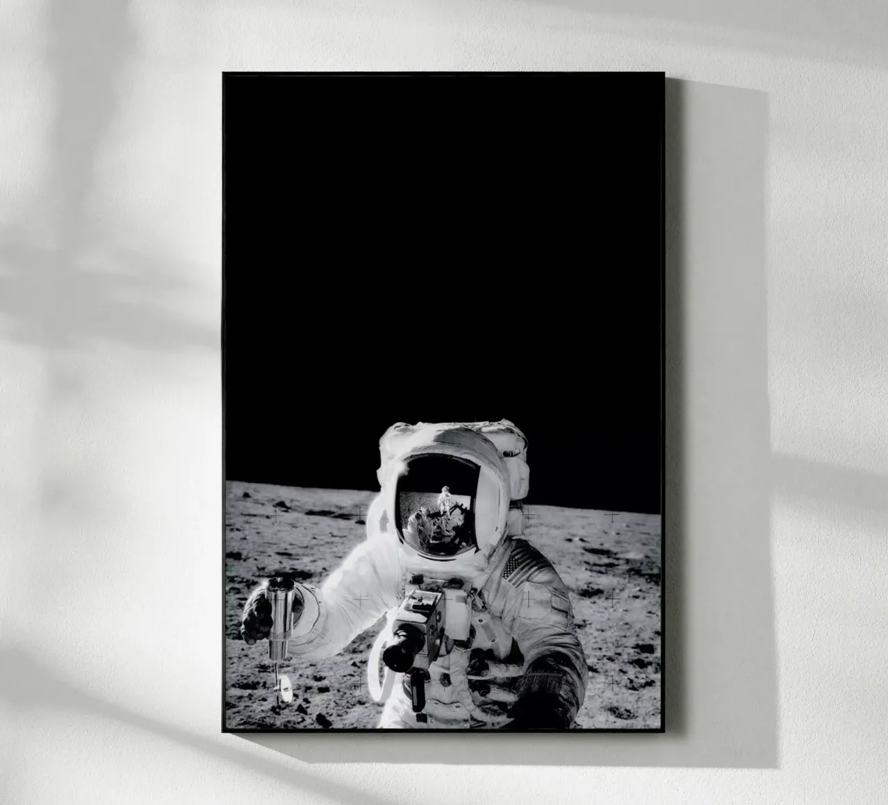 Reflection on the Moon plexiglass da Vintage by JUNIQE