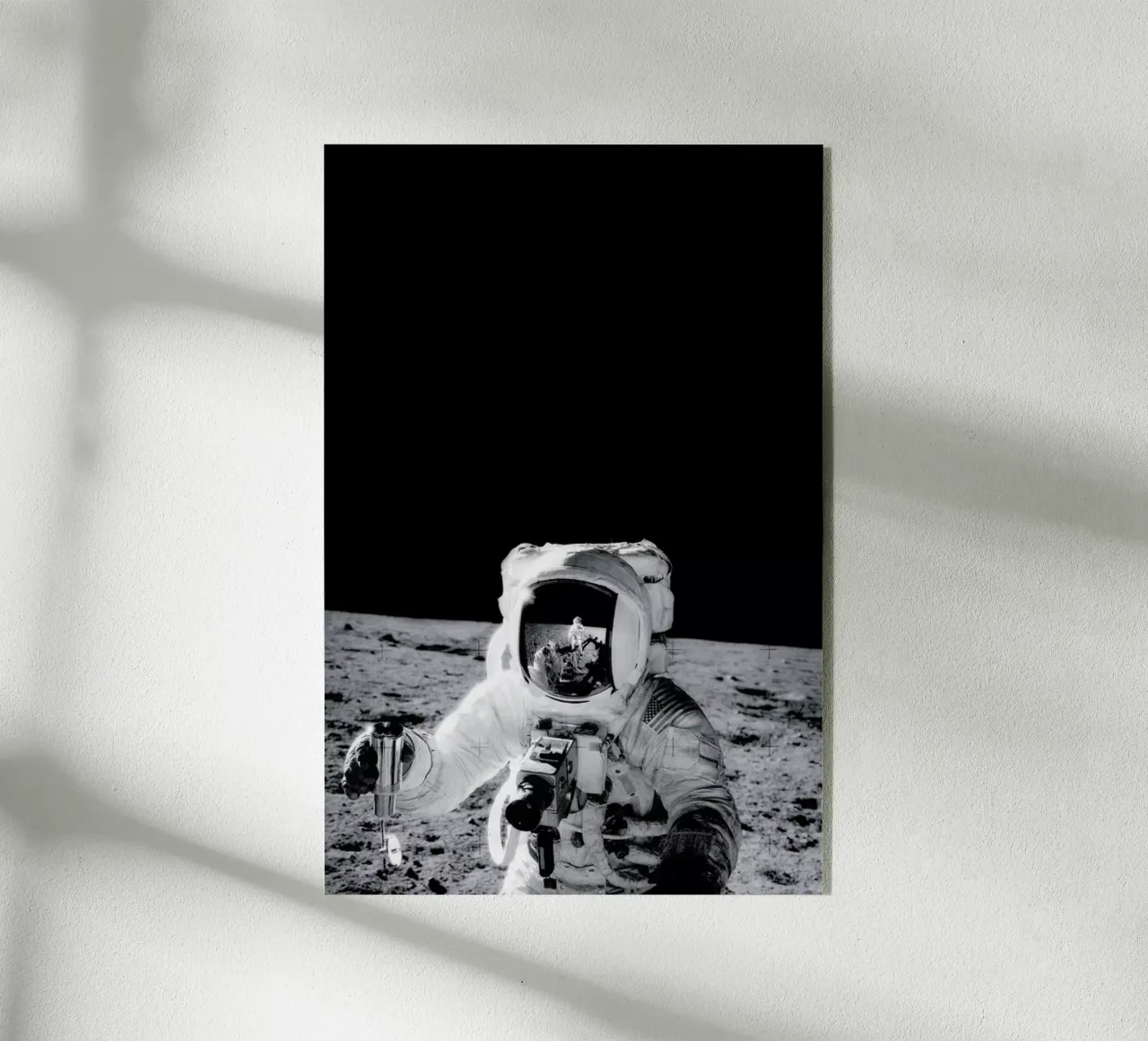 Reflection on the Moon plexiglass da Vintage by JUNIQE