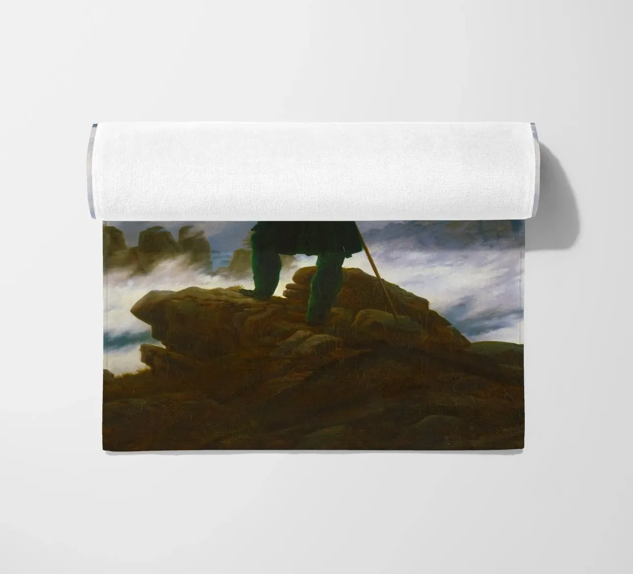 "Viandante sopra il mare di nebbia" di Caspar David Friedrich telo mare da Venus Art