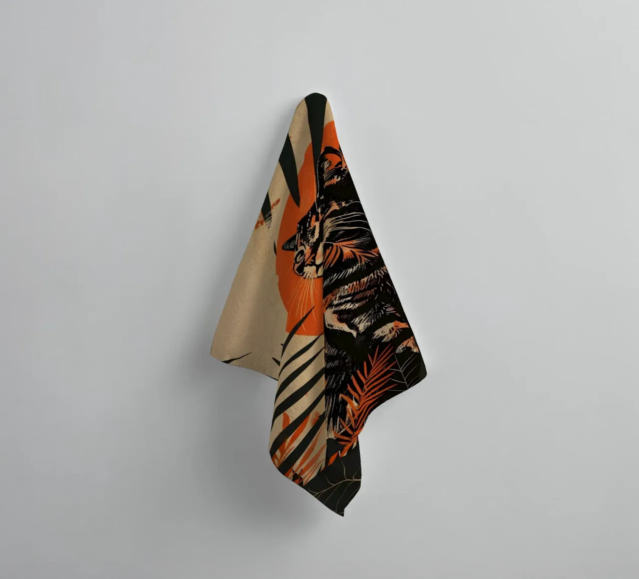 Katze Vintage Grafik asciugamano da bagno da WILD ART