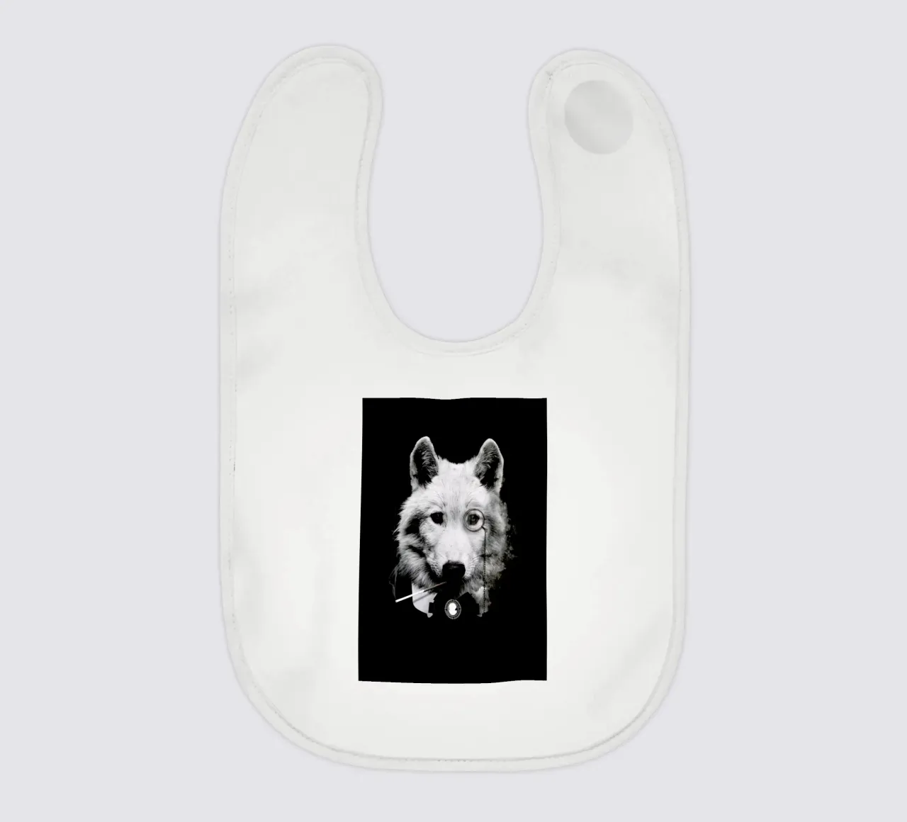 Classy Wolf Babylätzchen von Wouter Rikken