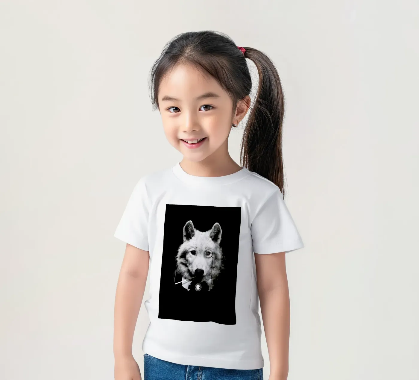 Classy Wolf kinder t-shirt van Wouter Rikken