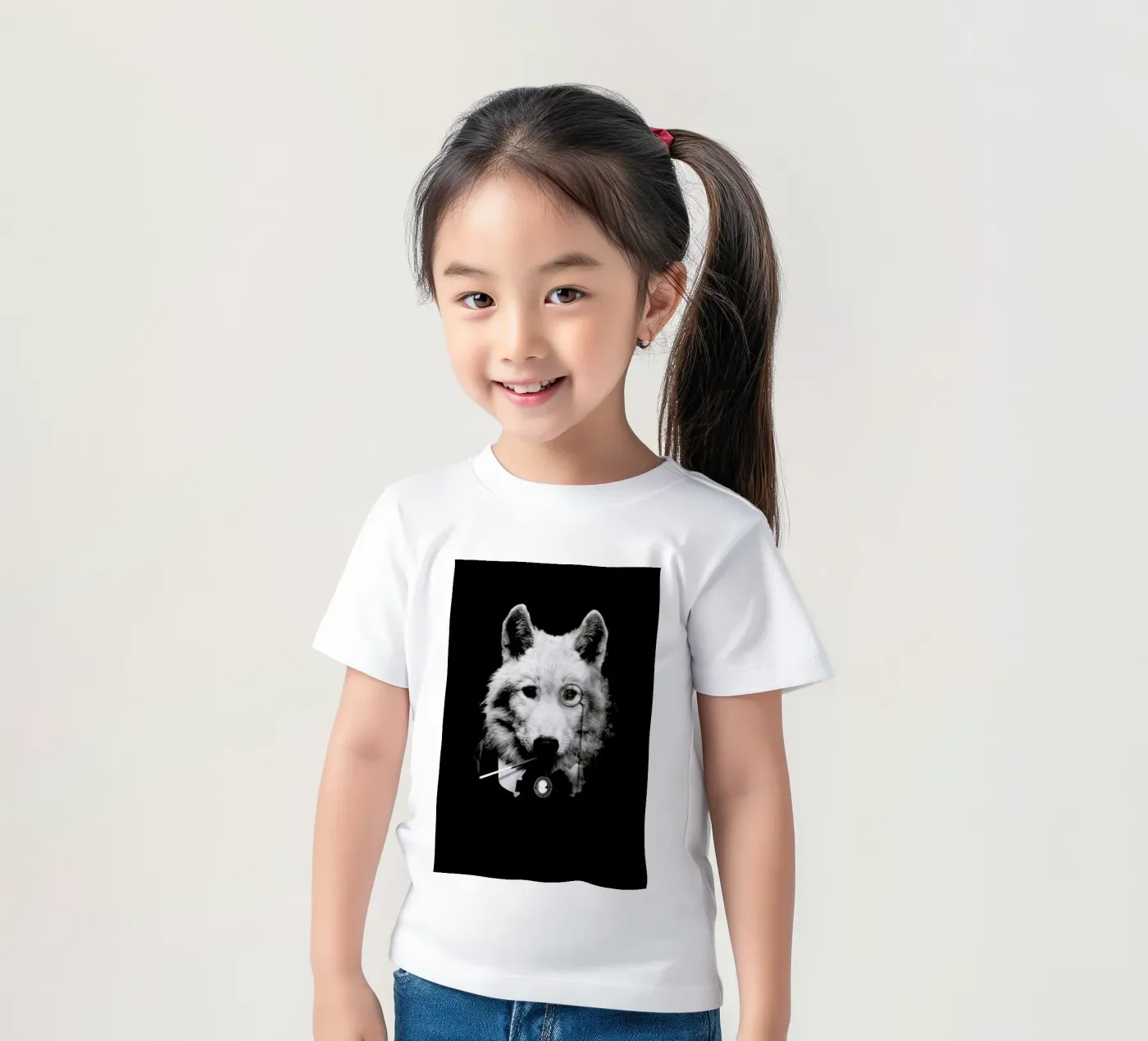 Classy Wolf kinder t-shirt van Wouter Rikken