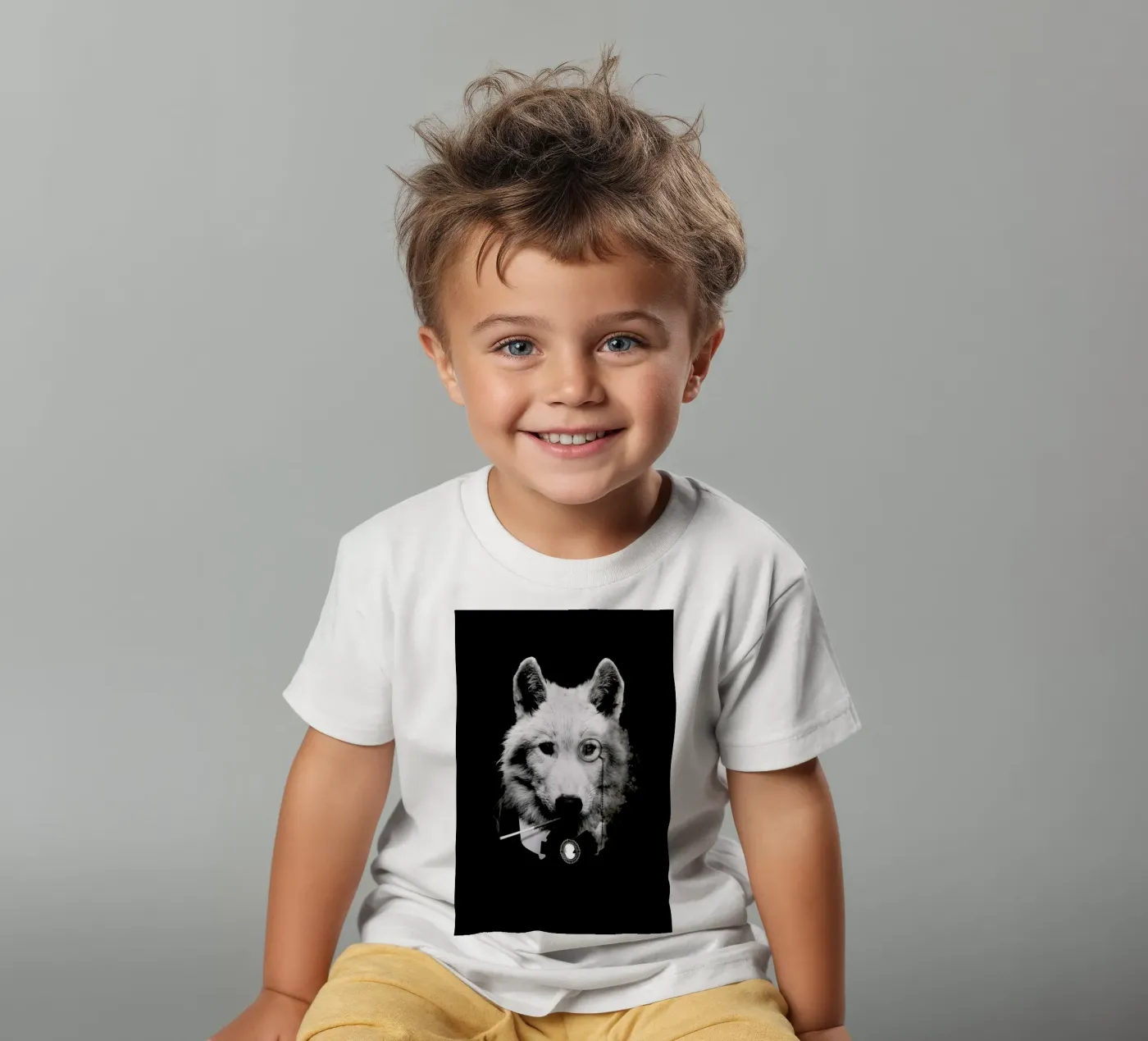 Classy Wolf kinder t-shirt van Wouter Rikken