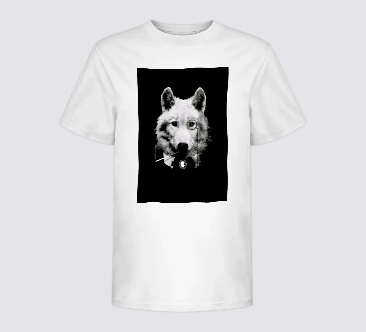 Classy Wolf t-shirt bambini da Wouter Rikken