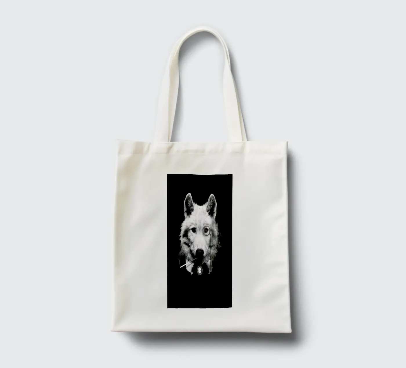 Classy Wolf tote bag by Wouter Rikken
