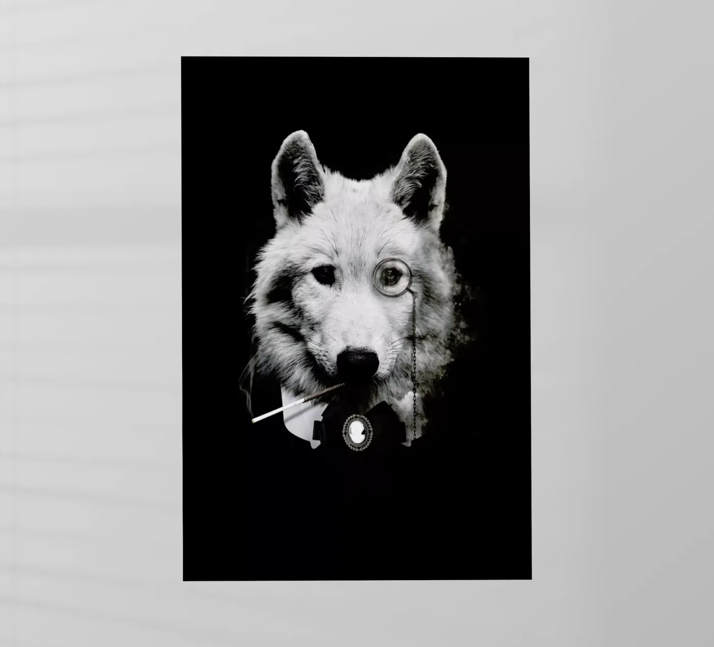 Classy Wolf backlit folie van Wouter Rikken