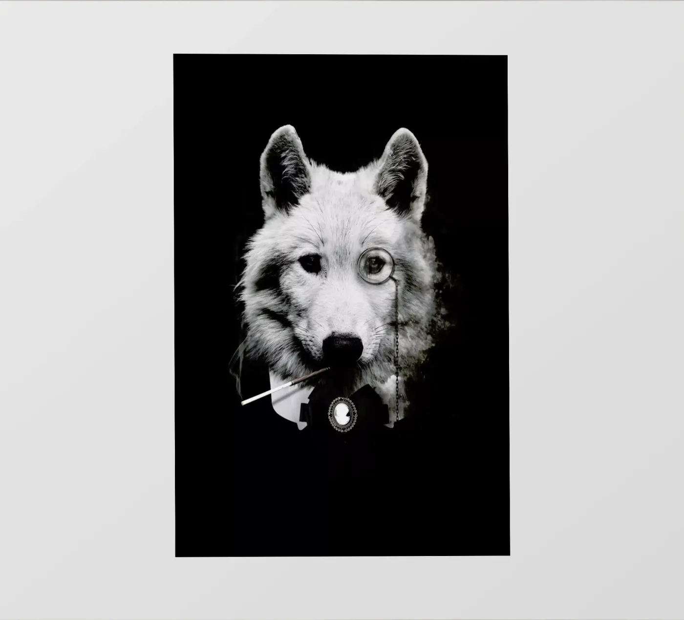 Classy Wolf pellicola backlit da Wouter Rikken