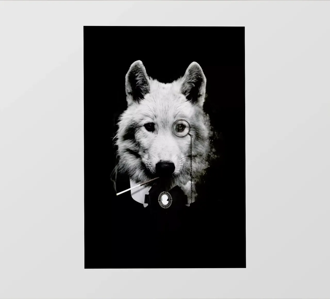 Classy Wolf pellicola backlit da Wouter Rikken