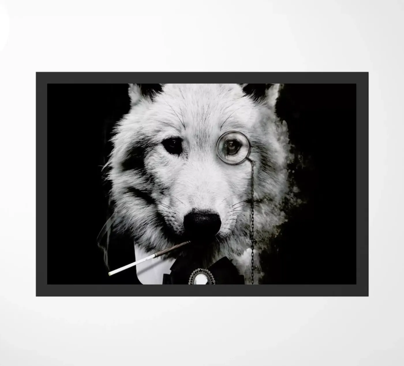 Classy Wolf doormat by Wouter Rikken