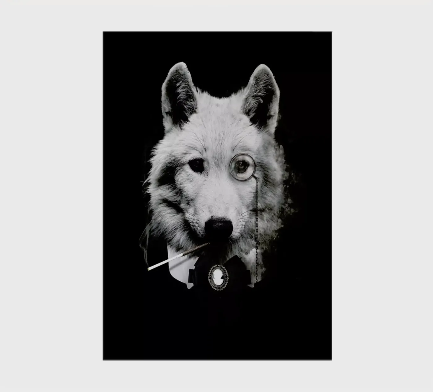Classy Wolf notebook by Wouter Rikken