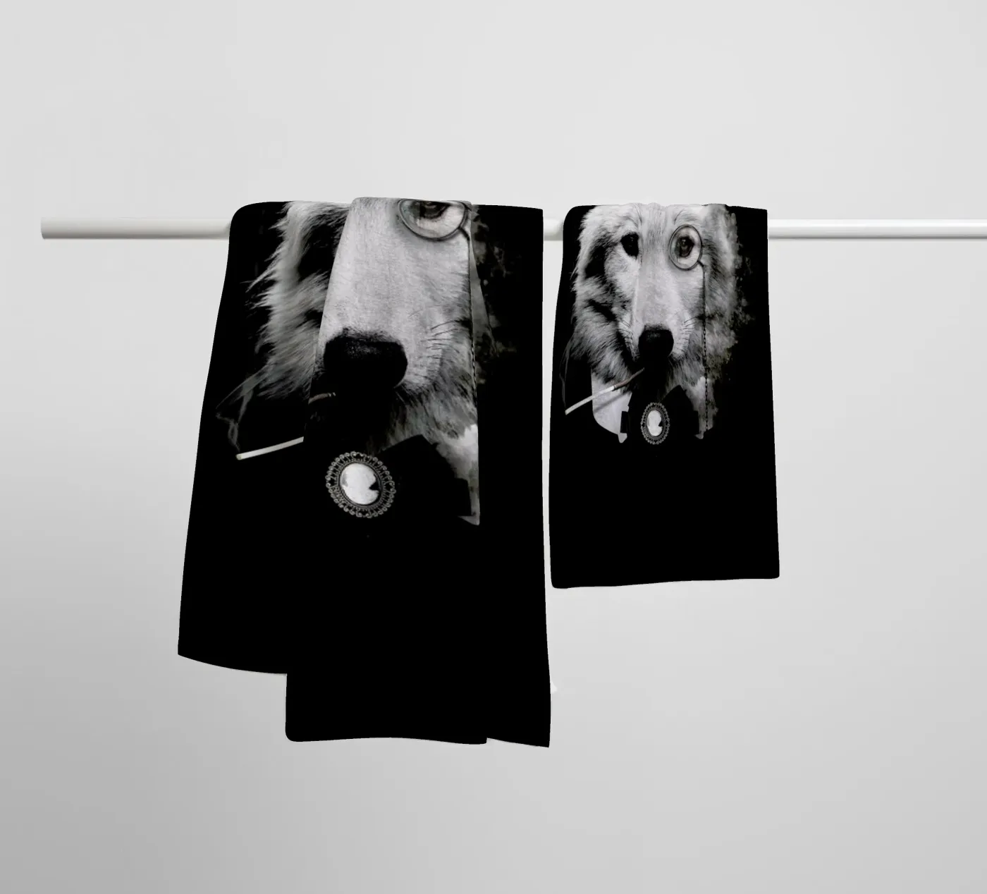 Classy Wolf towel by Wouter Rikken