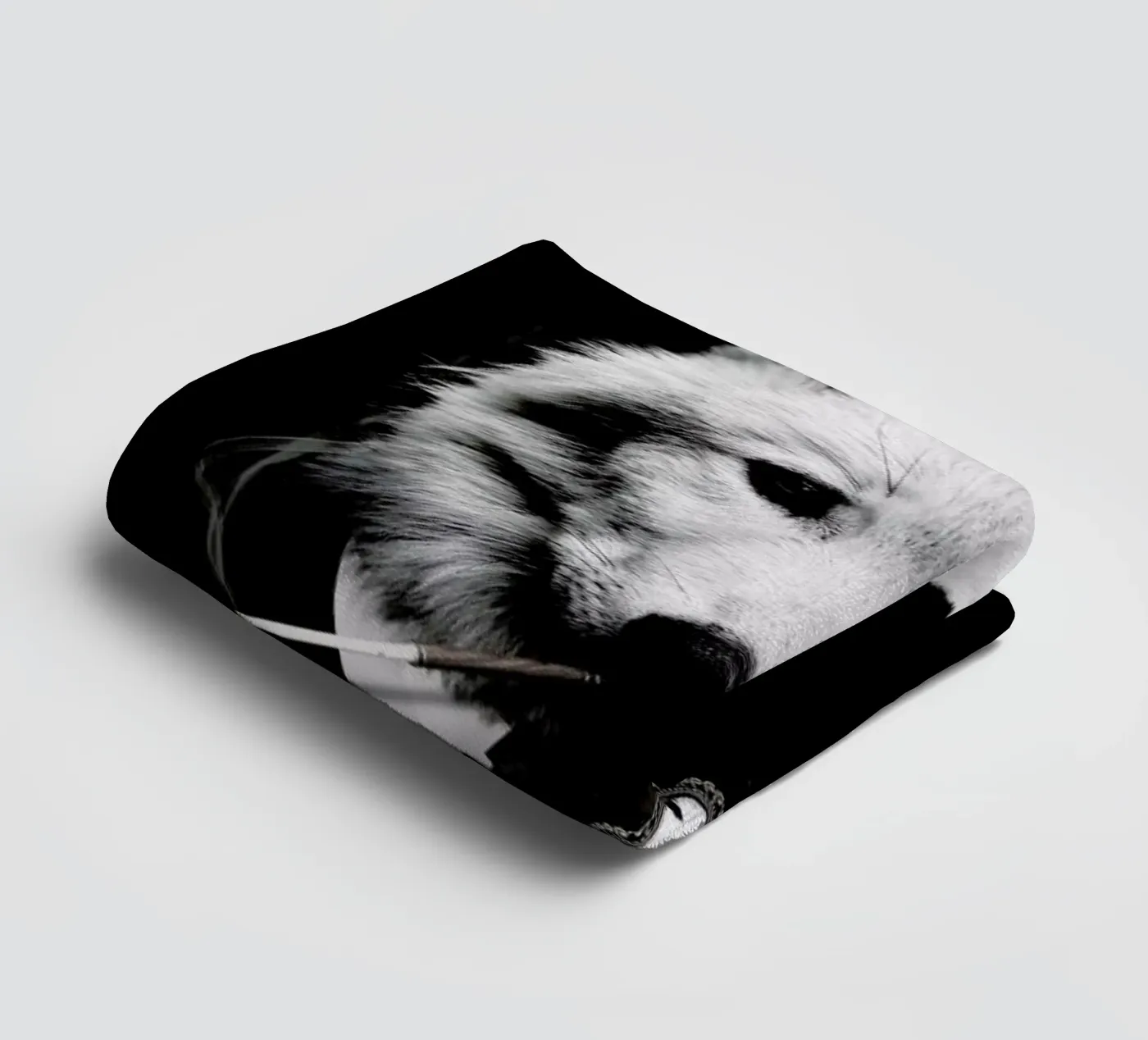 Classy Wolf towel by Wouter Rikken