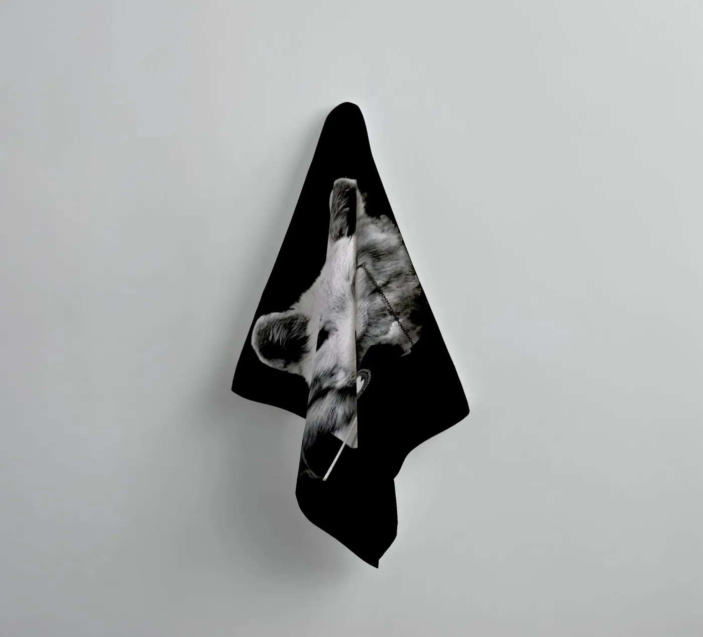 Classy Wolf towel by Wouter Rikken