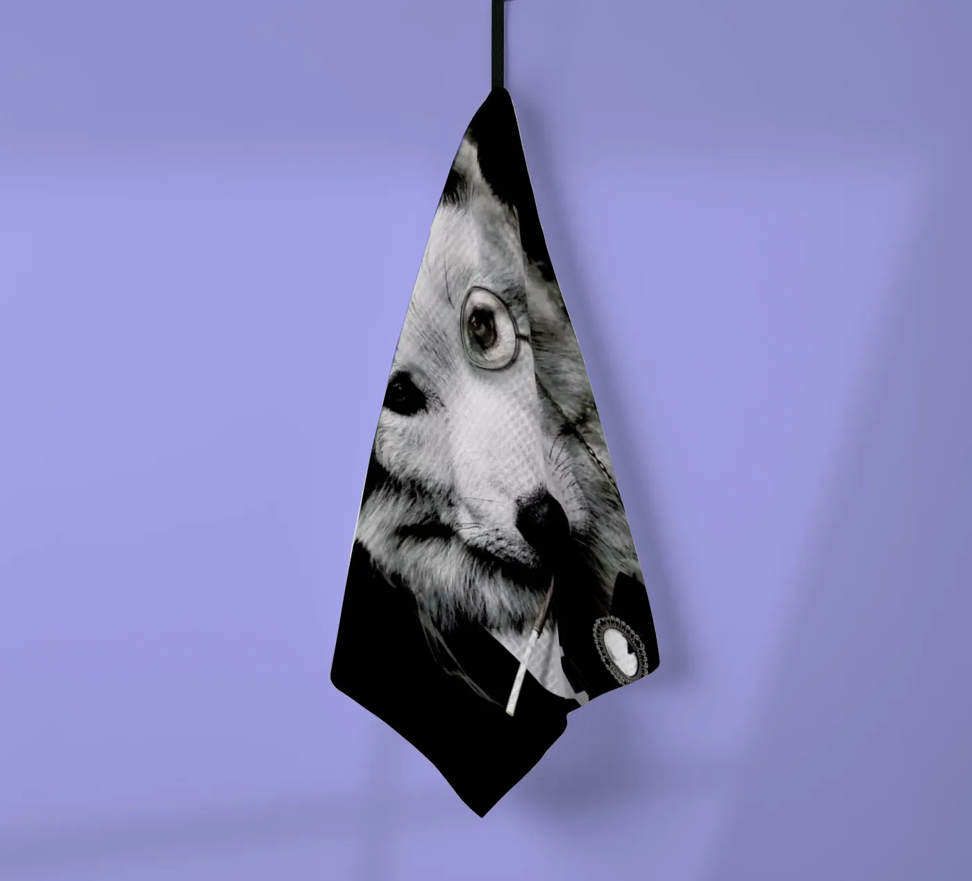Classy Wolf Geschirrtuch von Wouter Rikken