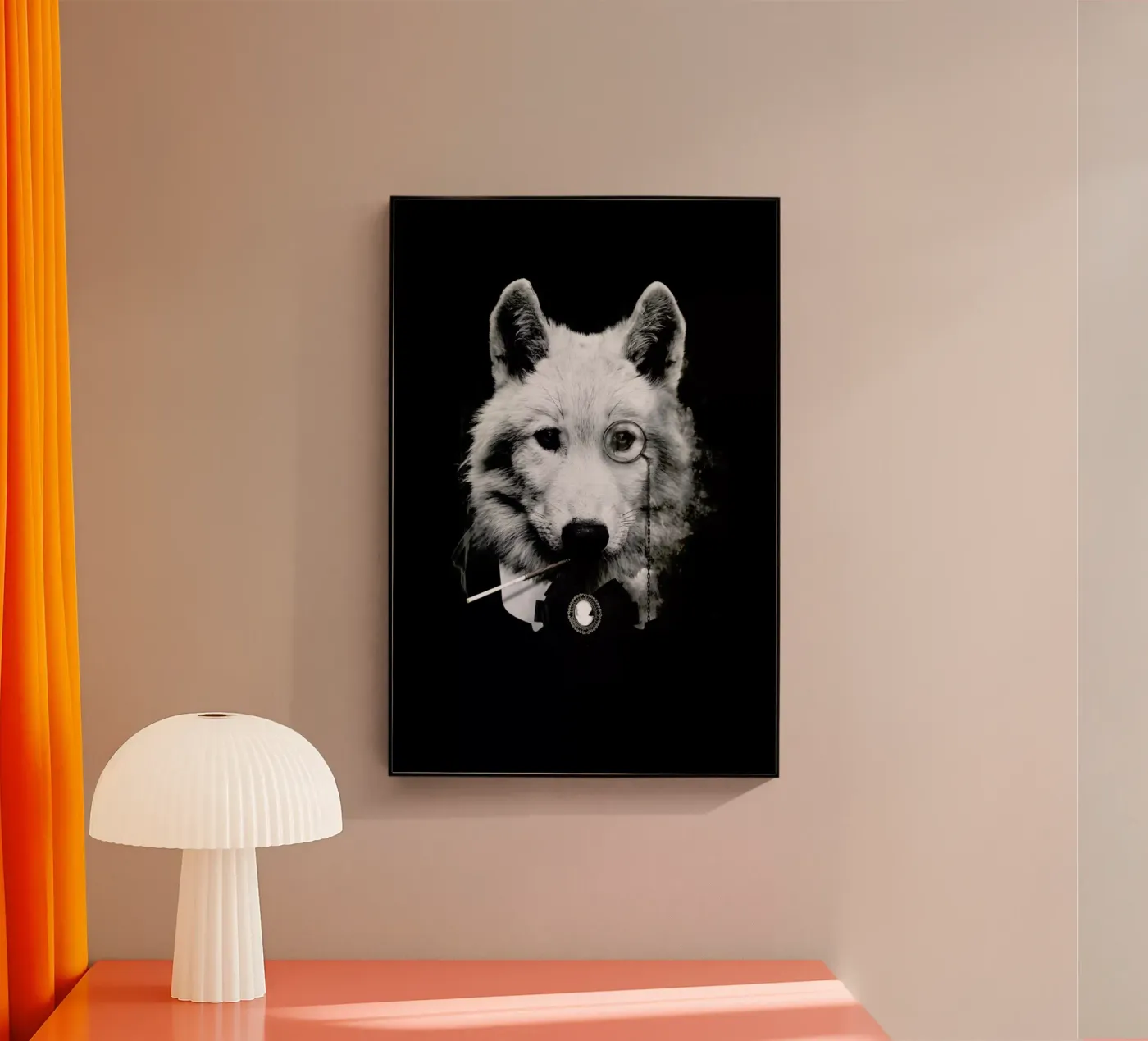 Classy Wolf plexiglas de Wouter Rikken