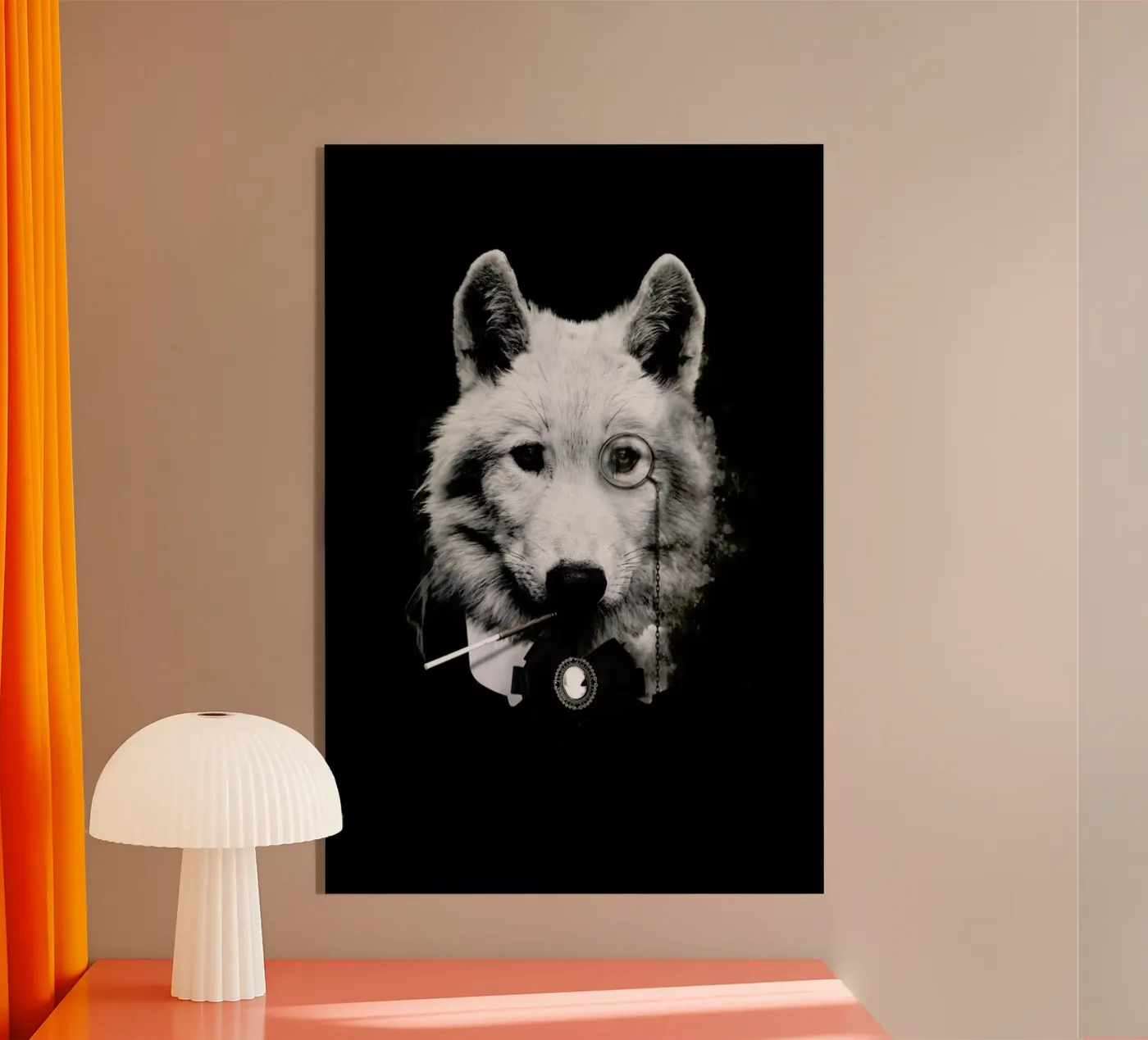 Classy Wolf plexiglas de Wouter Rikken