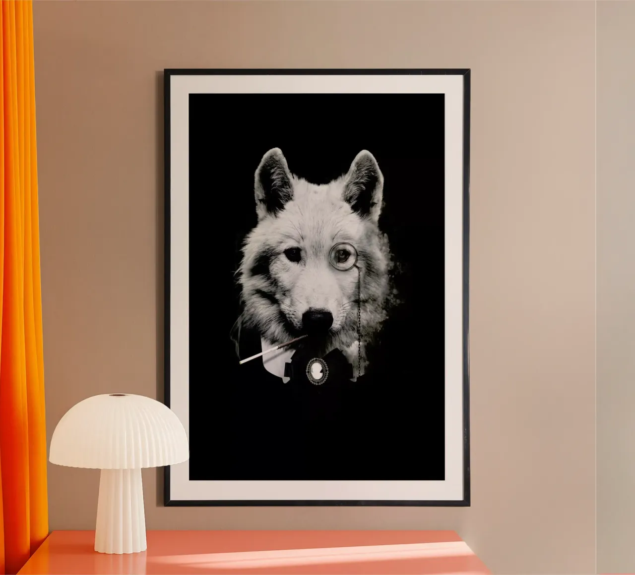 Classy Wolf poster van Wouter Rikken