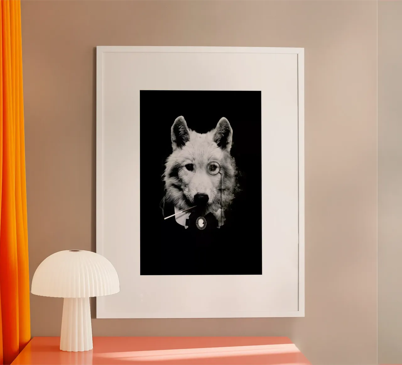 Classy Wolf poster van Wouter Rikken