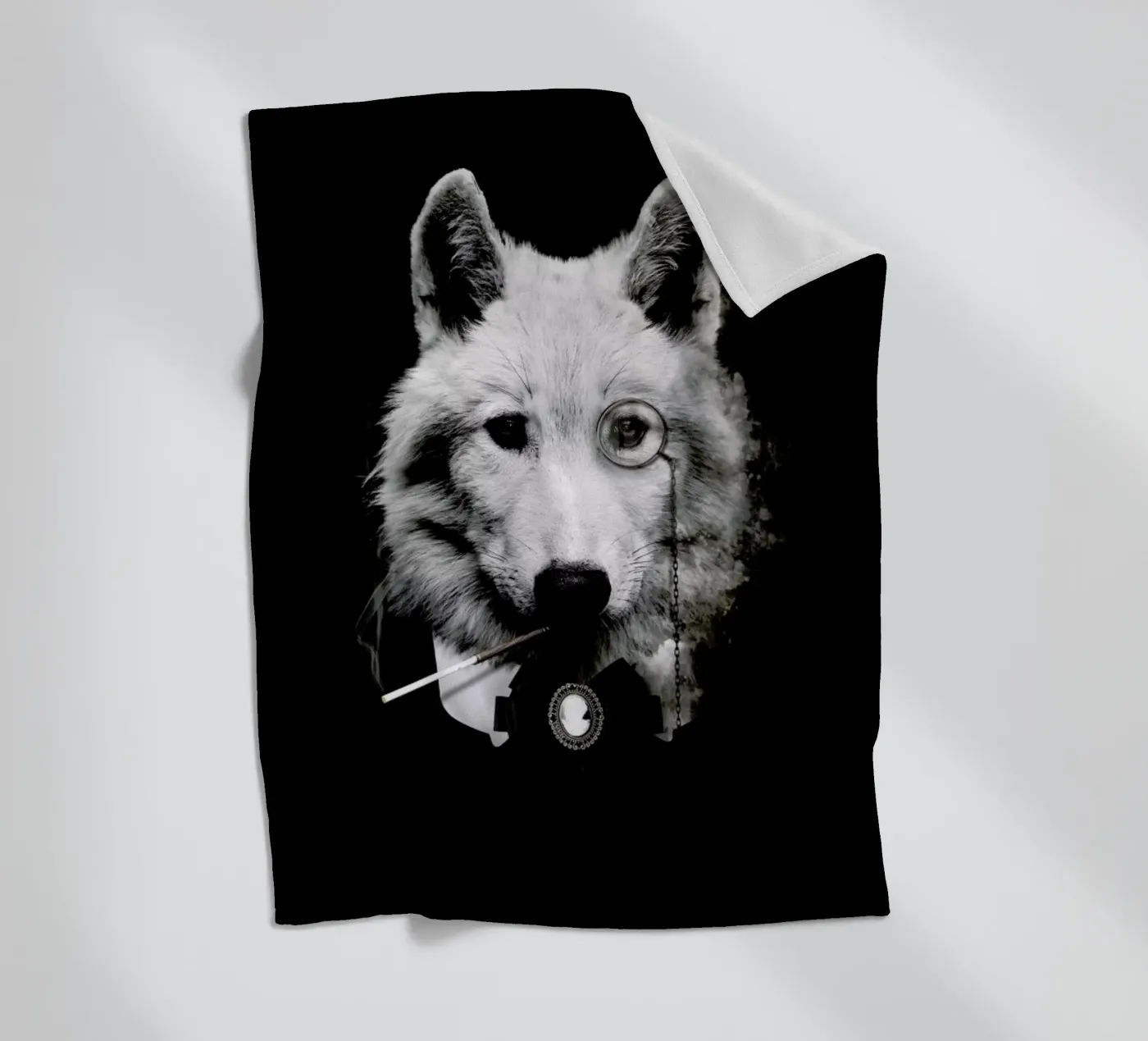 Classy Wolf coperta in pile da Wouter Rikken