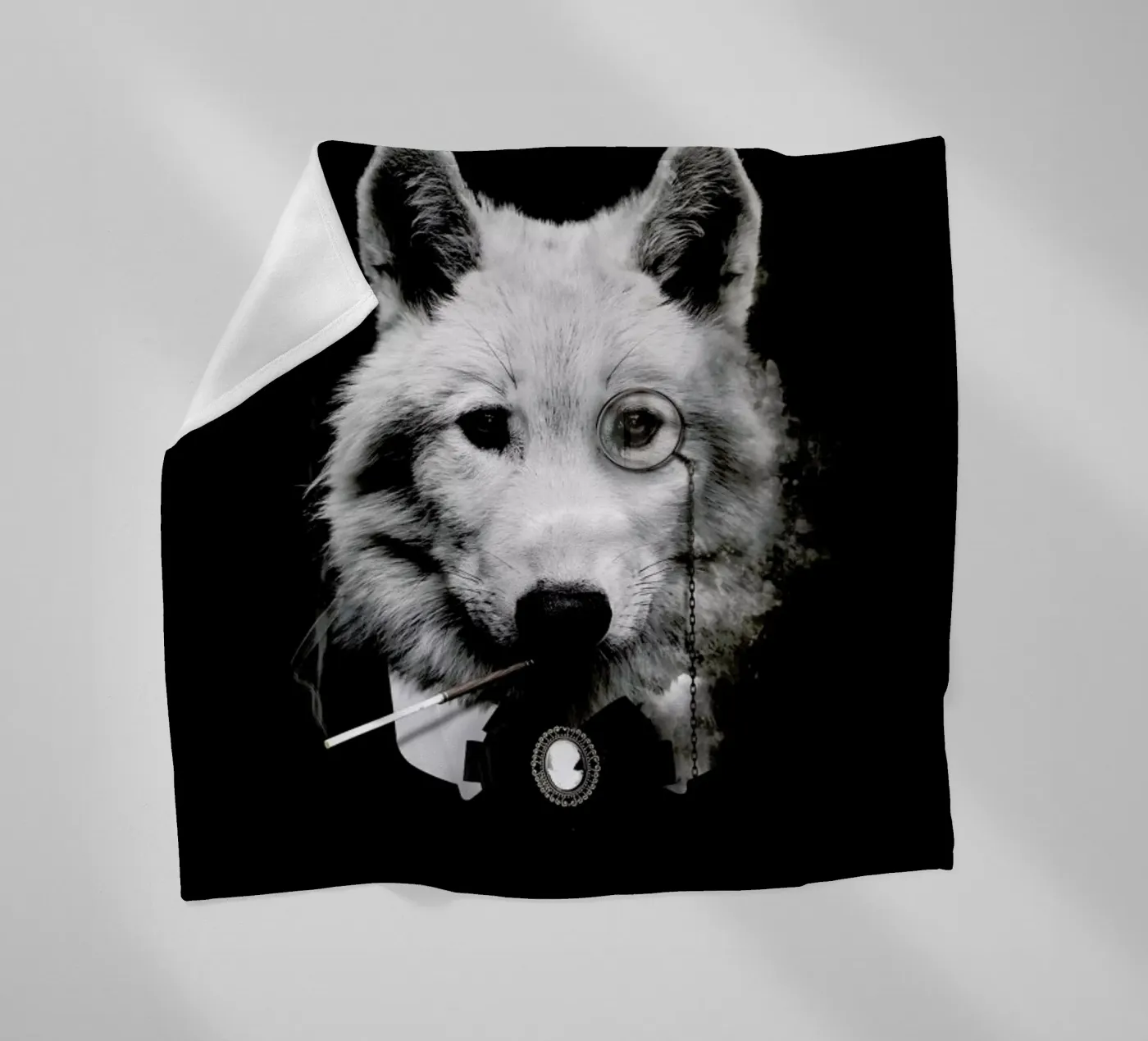Classy Wolf coperta in pile da Wouter Rikken