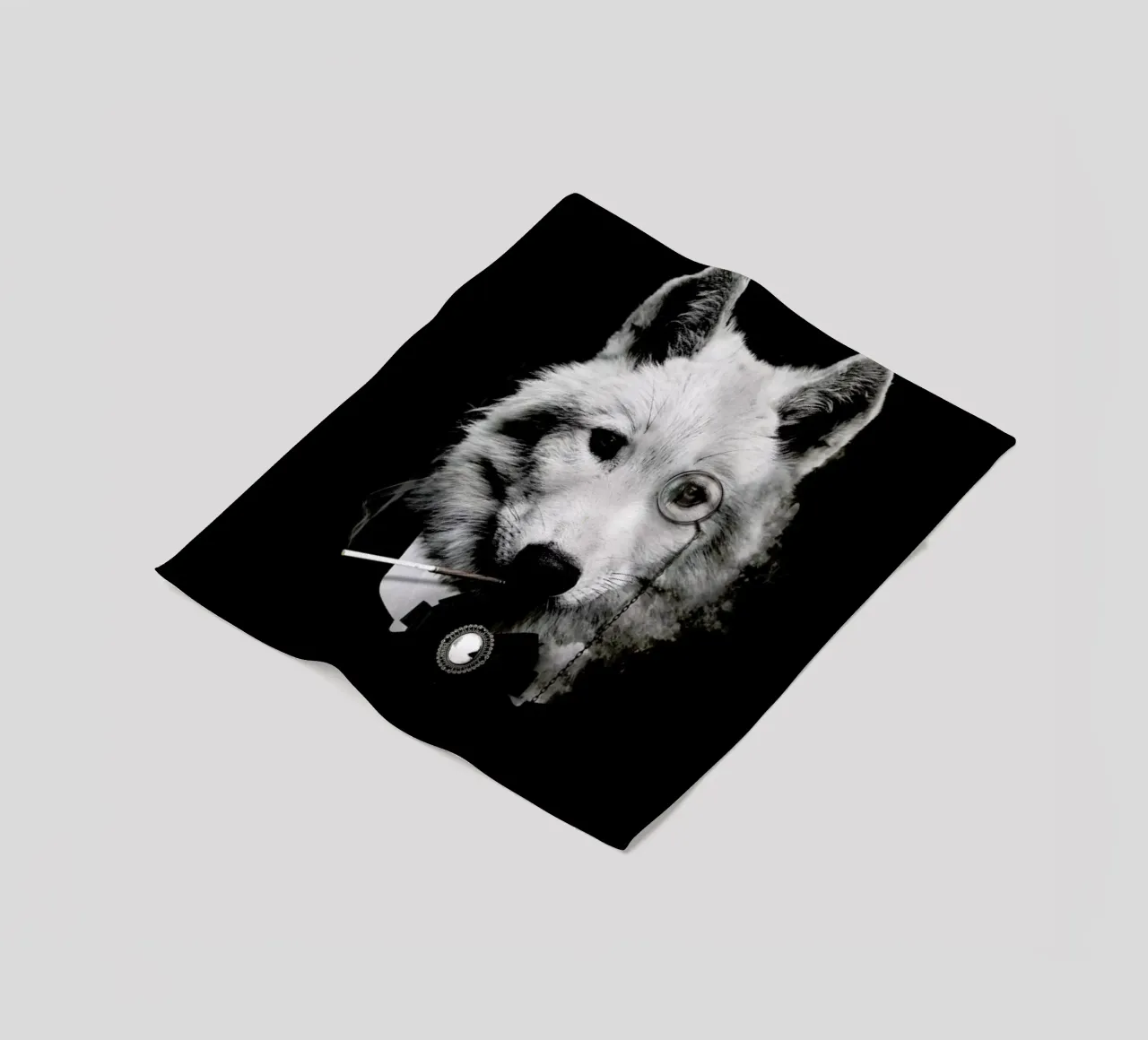 Classy Wolf Fleecedecke von Wouter Rikken