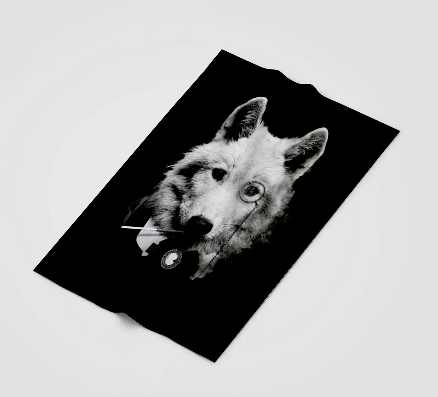 Classy Wolf coperta in pile da Wouter Rikken