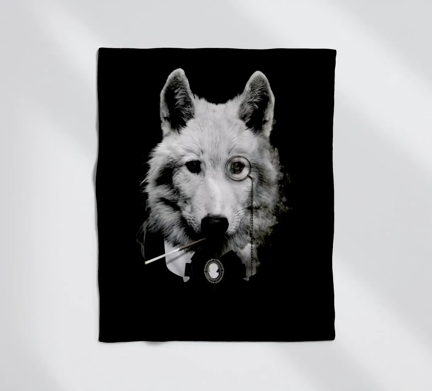 Classy Wolf coperta in pile da Wouter Rikken