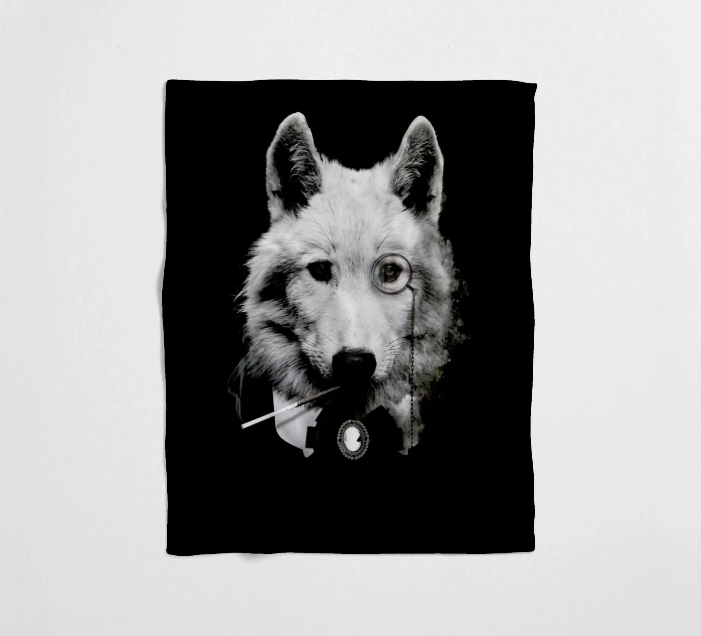 Classy Wolf coperta in pile da Wouter Rikken