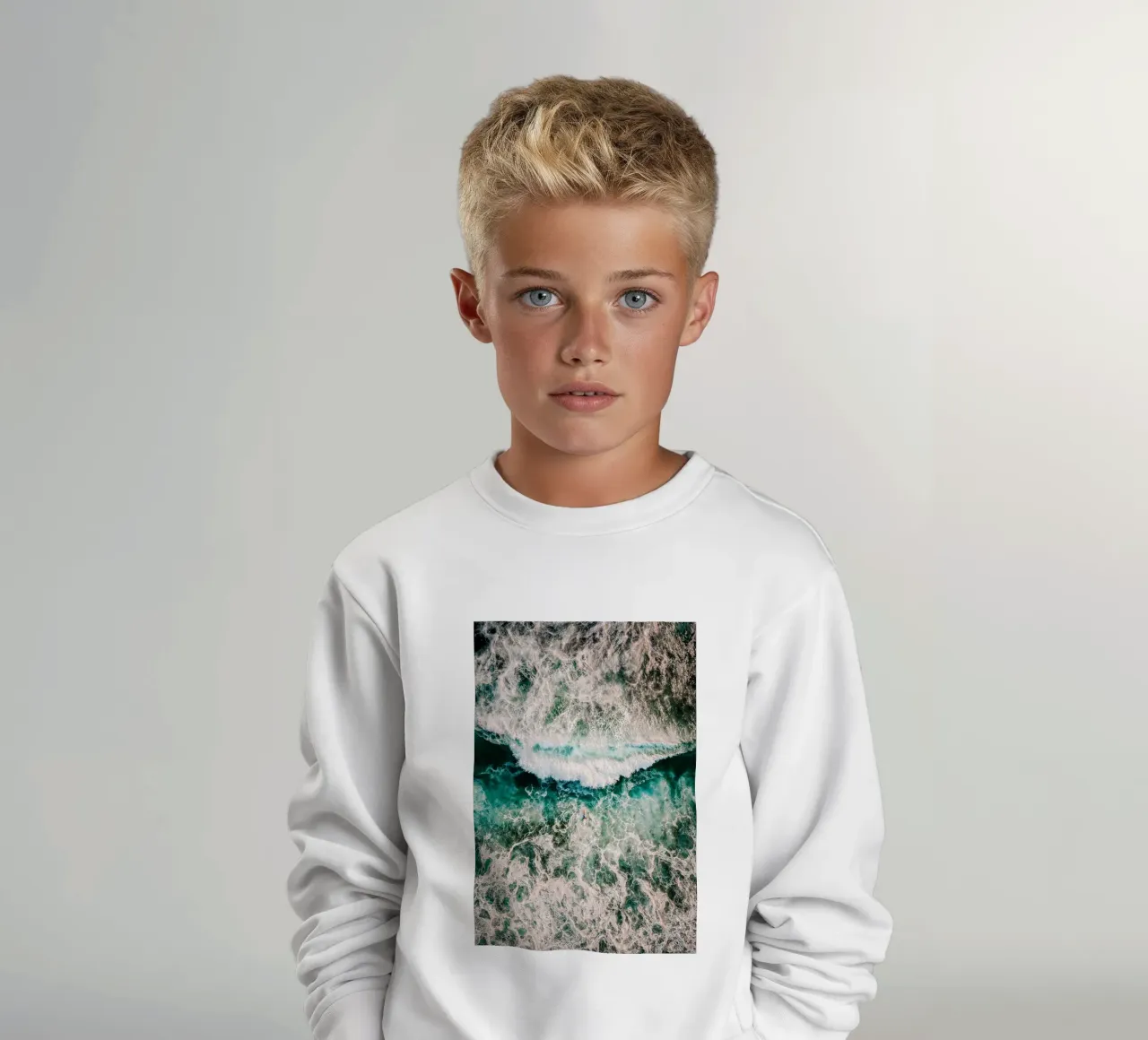 Un tutt'uno con il mare felpa bambino da BLICKPUNKT