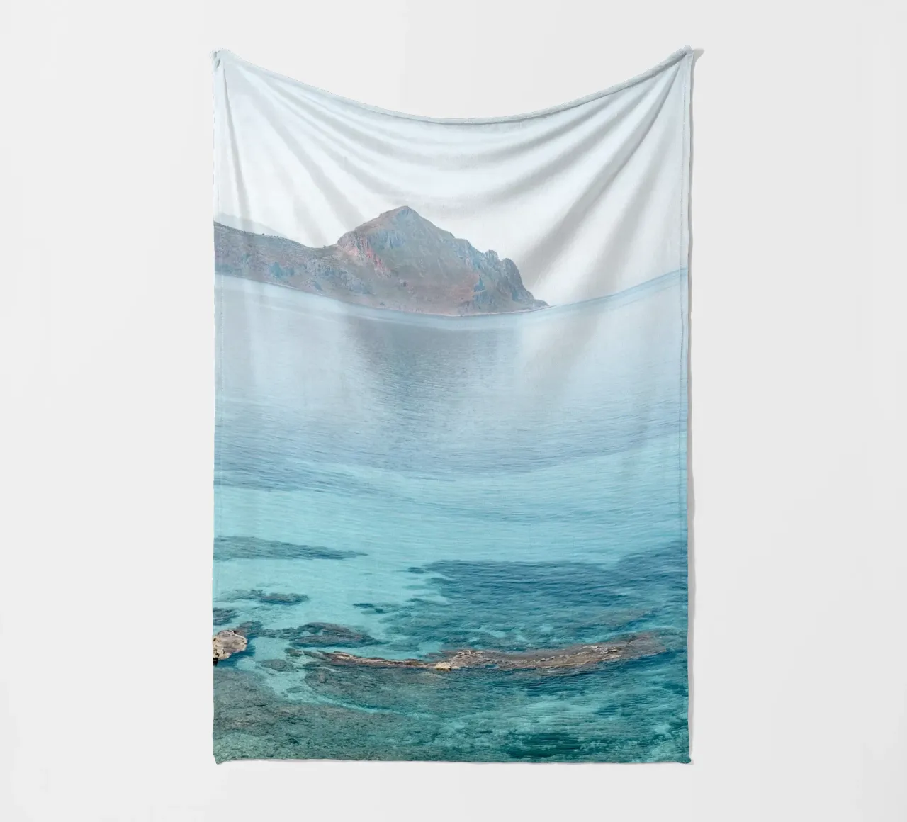 View from Sicily manta de franela de photolovers