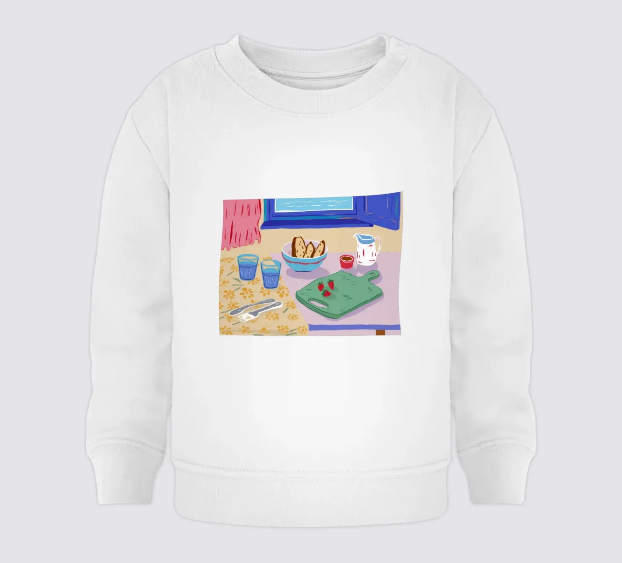 Diffusione del mattino ceruleo felpa neonato da Pake Nebula