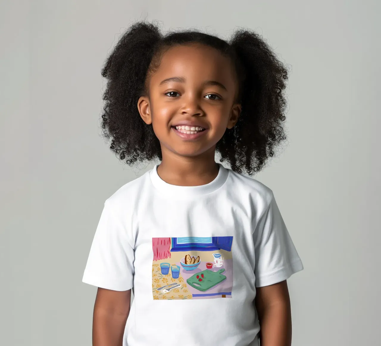 Diffusione del mattino ceruleo t-shirt bambini da Pake Nebula