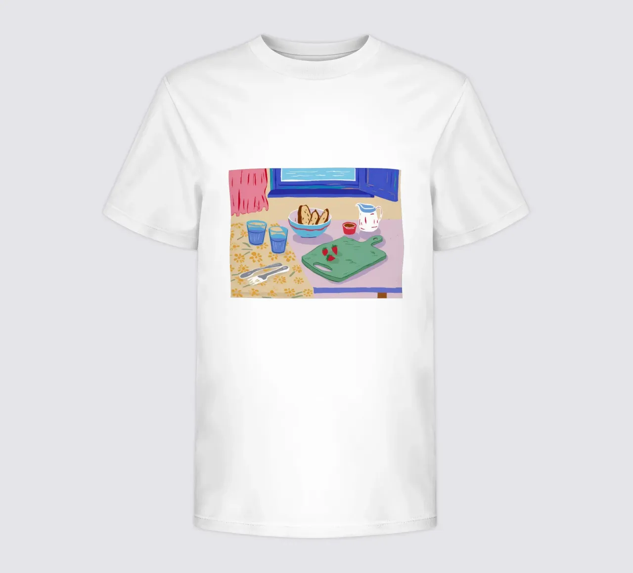 Diffusione del mattino ceruleo t-shirt bambini da Pake Nebula