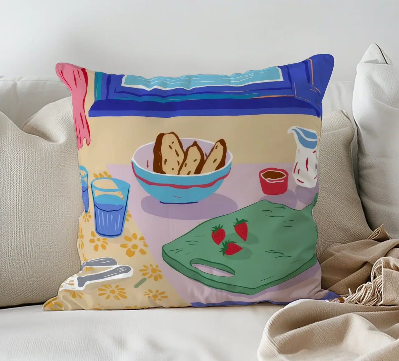 Diffusione del mattino ceruleo cuscino da Pake Nebula