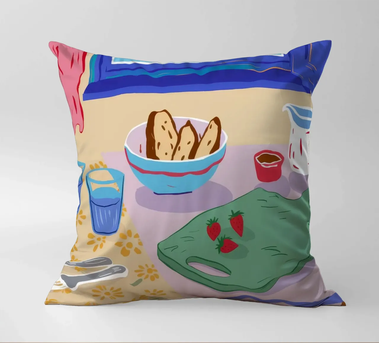 Diffusione del mattino ceruleo cuscino da Pake Nebula